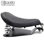 오토바이시트 가죽 바버 슬림 드라이버 브래킷 키트 쵸퍼용 솔로 BJMOTO 패드 시트 스포츠