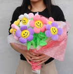 토이웍스 데이지 스마일 꽃 인형 칼라랜덤 벌크