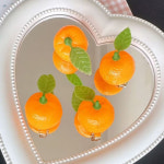 제주 감귤 모형 머리핀 헤어 핀 과일 머리장식 악세사리 만들기