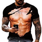 근육티 근육 갑바 복근 재미있는 단체 티셔츠 인싸템