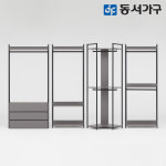 동서가구 동서가구 몬티아 철제 시스템 셀프 드레스룸 3200 코너 B세트 DF644518