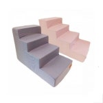 애견 스트라이프 4단스텝 강아지 계단 스텝 펫스텝