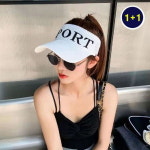 하젤 포트 밴딩 니트 메쉬 스포츠썬캡 A0051