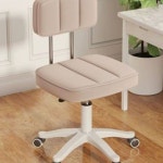 스툴 바퀴달린 등받이 네일 의자 옵션01 보조 작업 미용실 스펀지 10년 나일론 발 난간