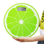 라이트 디지털 원형체중계 온도측정 라임 체중계 가정