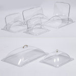 제이에스 pc 투명 뚜껑 반찬 뷔페 제과 빵집 진열 슬라이스 돔 뚜껑 7종선택 일반손잡이형 1 2일반손잡이 1개