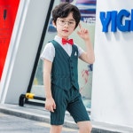베베몽스토리 남아용 스트라이프 정장세트 4종 9호 그린
