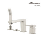 더죤테크 PILOTO 필로토 라피네욕조4홀1602 무광니켈 욕조수전