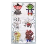 할로윈 장식 스티커 입체 B 유령 데코 해골 파티