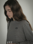 틸아이다이 노운베러 Soft touch loose fit Stripe T-shirt