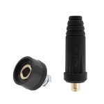 4개 대 용접기 퀵 피팅 TIG 케이블 패널 커넥터 소켓 세트 DKJ10-25