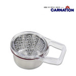 카네이션 주 비제이상사 스텐레스 이유식강판 원형 대 감자강판 야채강판