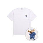 밴웍스 MINI COMPORT BEAR 오버핏 반팔 티셔츠 2칼라 VNDTS216