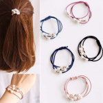 샤이 큐빅 곱창머리끈 헤어타이 밴드 큐빅 머리고무줄 10번