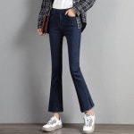 앤드스타일 어썸 P3다크진 컷오프 밴딩 부츠컷 청바지 261477