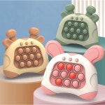 미니게임 푸쉬펍 푸시팝 팝잇 뽁뽁이 스피드킹 게임기 기린 그린 1개