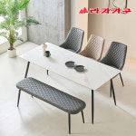 라자가구 라자가구 퓨어센스 12T 포세린 통세라믹 6인용 식탁 카페 거실 주방 테이블