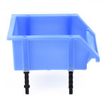 PE 도구 컨테이너 보관 박스 랙 구성 요소 정리함 차고 쌓을 수 모듈식 플레이트 가정용 하드웨어 180x120x80mm