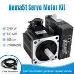 Lichuan 3 상 1 상 Nema51 프레임 6KW 10N M Ac 케이블 Cnc Ac 서보 130ST M10025 2 2500RPM