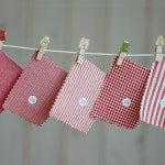 면 20수 체크 스트라이프 12컬러 원단 레드-ck654 1개