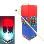 5인세트 한지 청사초롱만들기 설날놀이 미술키트 유치원