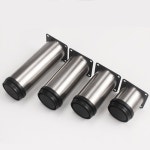 1Pcs 50mm-300mm 가구 조정 가능한 캐비닛 다리 스테인레스 스틸 테이블 소파 침대 피트