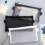 메쉬 필통 학용품 파우치 S S