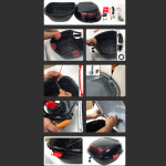 오토바이 리어 탑 박스 테일 트렁크 보관 방수 잠금