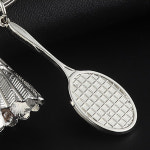 배드민턴 메탈키홀더 셔틀콕 스포츠 키링 M12403