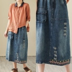 마츠데님스커트 33458476