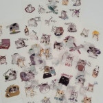 고양이 다꾸 스티커 다이어리 캐리어 폰 꾸미기 1세트