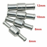 1Pcs 6mm-12mm 비 반환 밸브 크롬 단방향 체크 알루미늄 합금 가솔린 디젤 연료