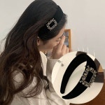 홀리지 홀미아 스퀘어 큐빅 로맨틱시크 헤어밴드 머리띠