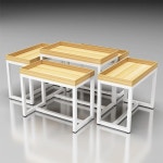 과일진열장 빵 매대 베이커리 쟁반 선반 채소 선반