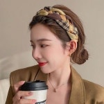 여자 스트릿 꼬임 디자인 헤어밴드 머리띠