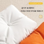 스툴가정용 소형 접이식 수납 의자 거실 소파 발 너도밤나무 나무 레저 낮은 쿠션