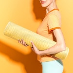 아이워너 아이워너 EVA 돌기 마사지 미니 폼롤러 후레쉬 망고 필라테스 요가 스트레칭 홈트 종아리 어깨