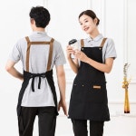 깨비몰 남녀 커스텀 방수 앞치마 카페 작업 공예