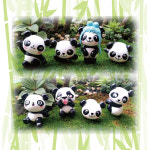 제우스 둥글둥글 귀여운 푸공주 피규어 책상 화분 인테리어 소품 1개 랜덤발송 1개