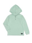 Jeans Co 남아용 애시드 워시 헨리 후디 세이지