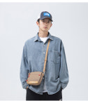 유루 남녀공용 클래식 데님 셔츠 J3592