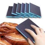 6PCS 샌딩 스폰지 그릿 세척 금속 목재 연마용 습식 건식 블록 도구 120x96x13mm 60-320