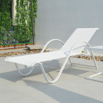 웨이브 호텔 썬베드 알루미늄 야외 선베드 리조트 수영장 호텔 테라스 의자