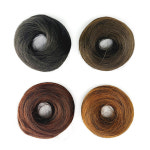 똥머리 올림 머리 가발 당고 승무원 가채 곱창 헤어 라이트브라운