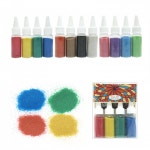 스톤아트 아트만들기 고운 색모래 4색세트 3종 세트 모래 색칠