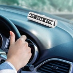 프라이버시 히든 야광 주차번호판