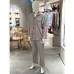 비너스 비너스 면60수 하운드투스 잔꽃나염 커플 원피스 파자마SET VPA4373M VGN4373