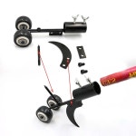 조정 가능한 정원 잡초 제거 후크 안뜰 롤러 갭 도구 틈새