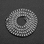 써지컬스틸 각체인 남자목걸이