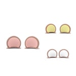 곰돌이귀 헬멧장식 세트 오토바이 귀여운 악세서리